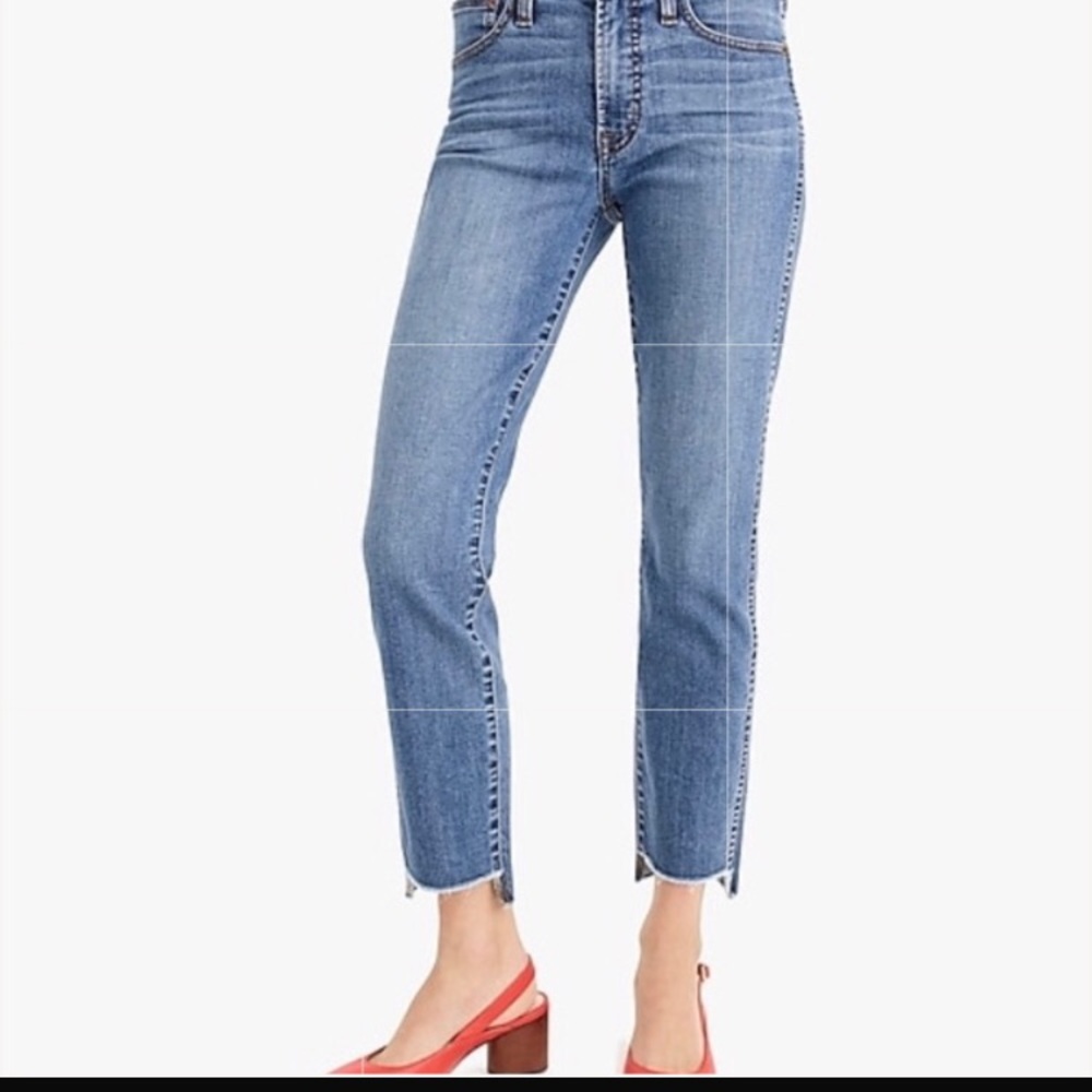 Jcrew vintage straight crop step hem